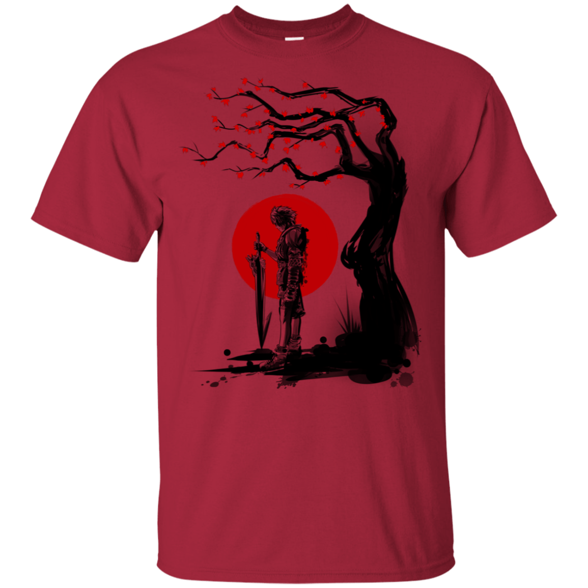 T-Shirts Cardinal / YXS Red Sun in Zanarkand Youth T-Shirt