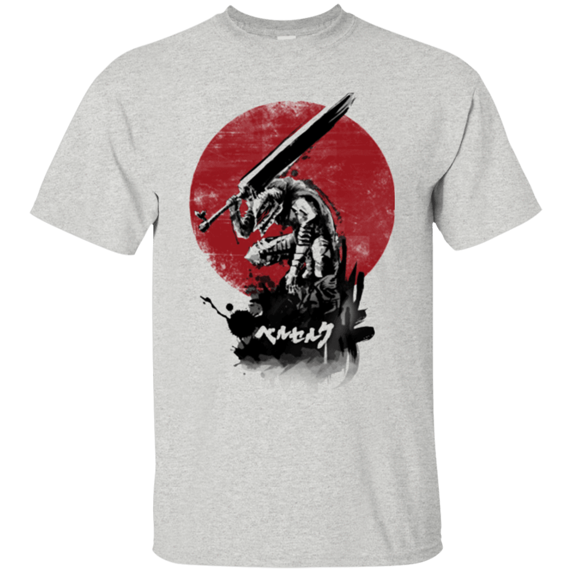 T-Shirts Ash / Small Red Sun Swordsman T-Shirt