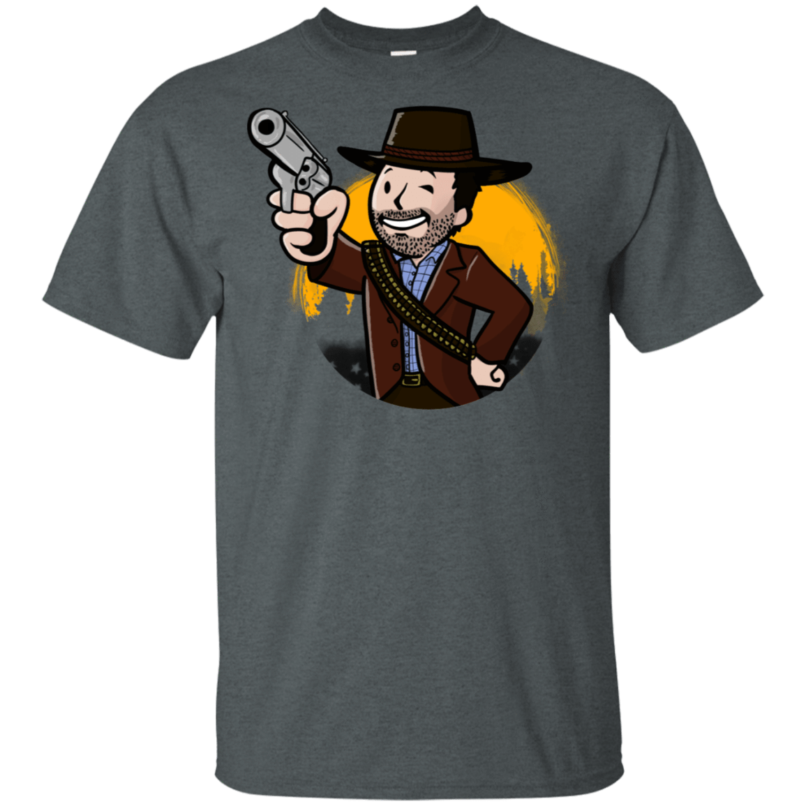 T-Shirts Dark Heather / S Red Vault Redemption T-Shirt