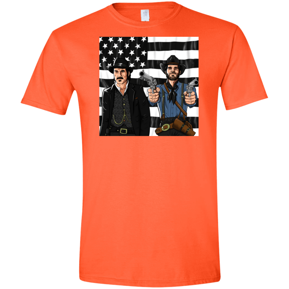 T-Shirts Orange / S Redemptonia Men's Semi-Fitted Softstyle