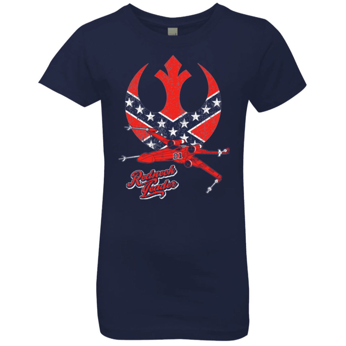 T-Shirts Midnight Navy / YXS Redneck Leader Girls Premium T-Shirt