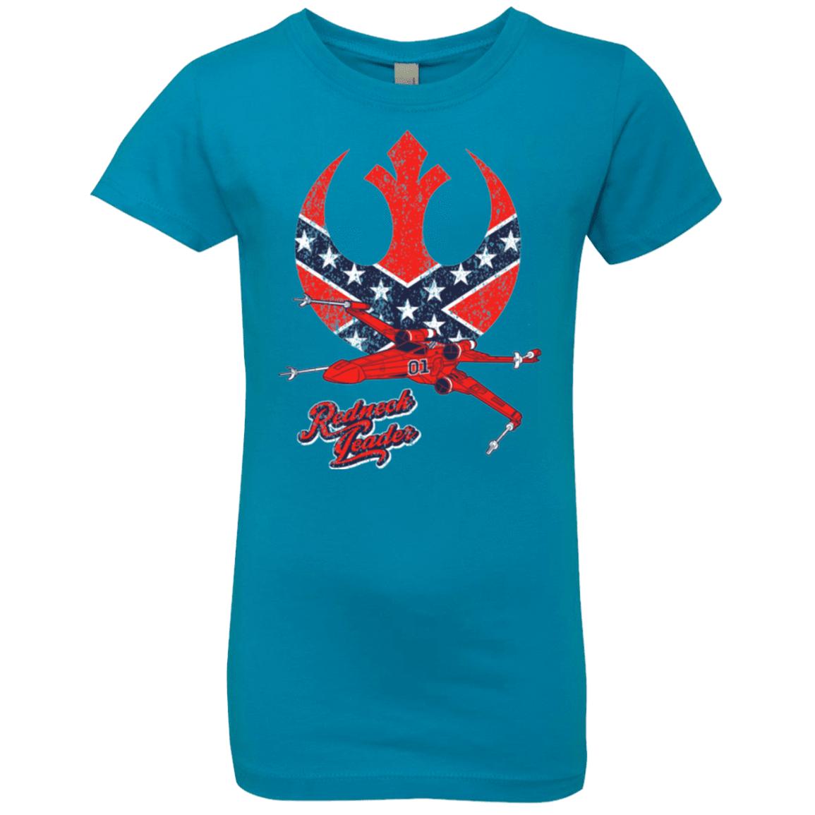 T-Shirts Turquoise / YXS Redneck Leader Girls Premium T-Shirt