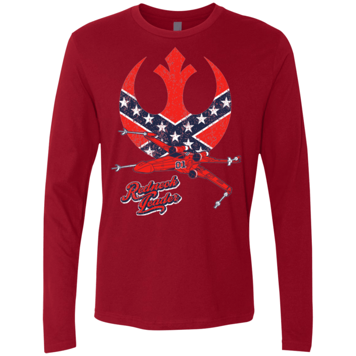 T-Shirts Cardinal / Small Redneck Leader Men's Premium Long Sleeve