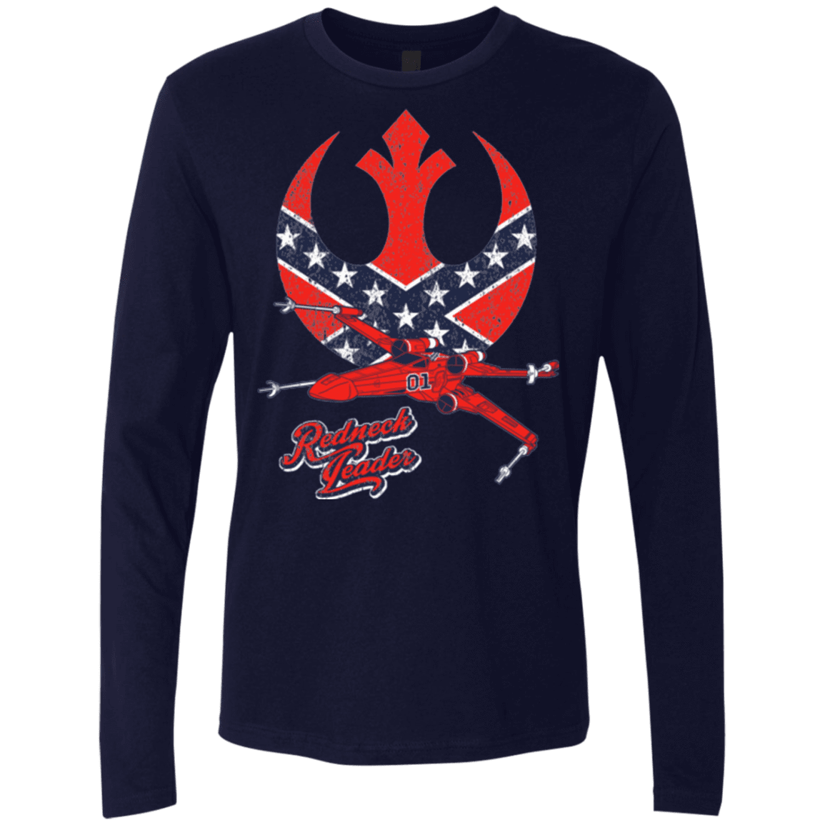 T-Shirts Midnight Navy / Small Redneck Leader Men's Premium Long Sleeve