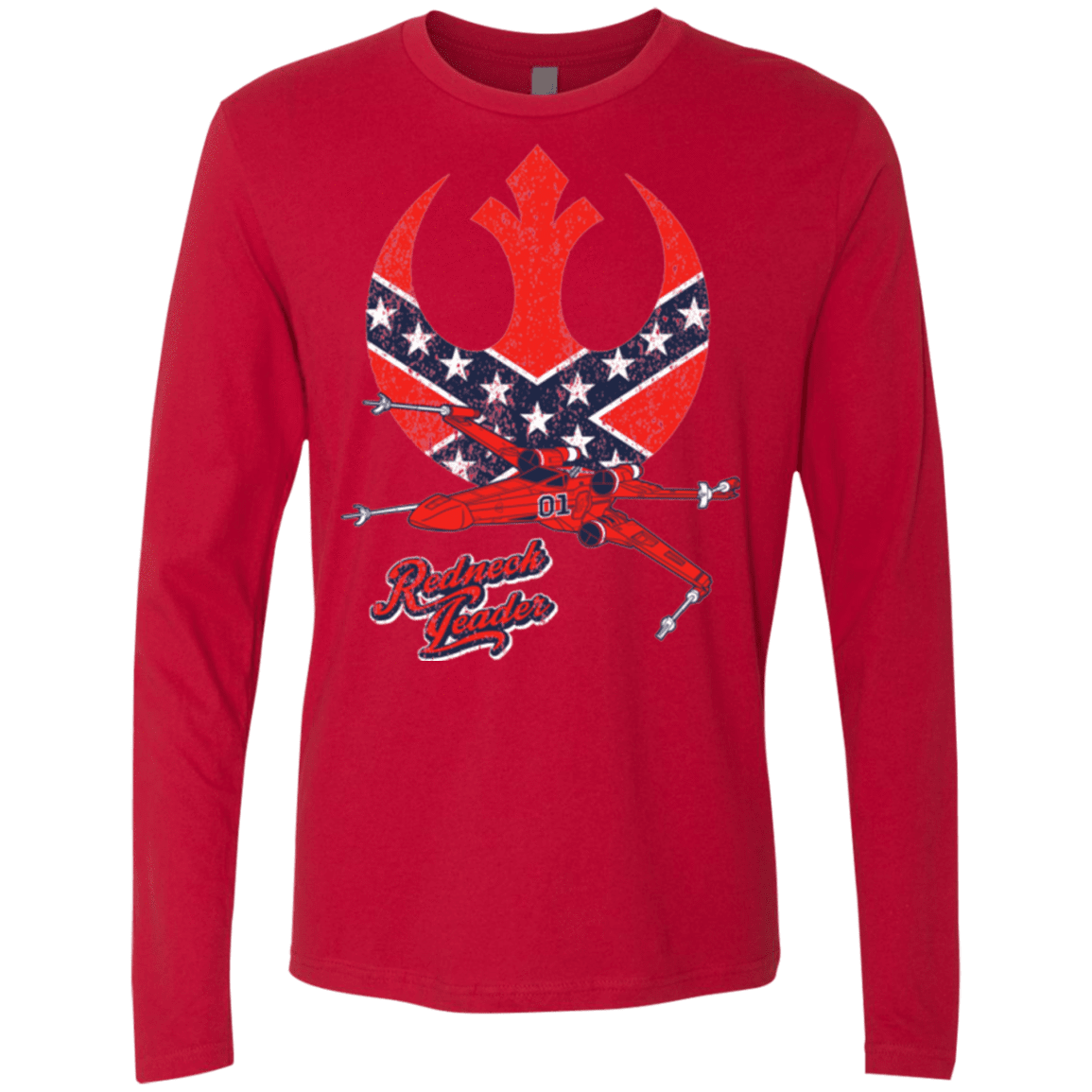 T-Shirts Red / Small Redneck Leader Men's Premium Long Sleeve