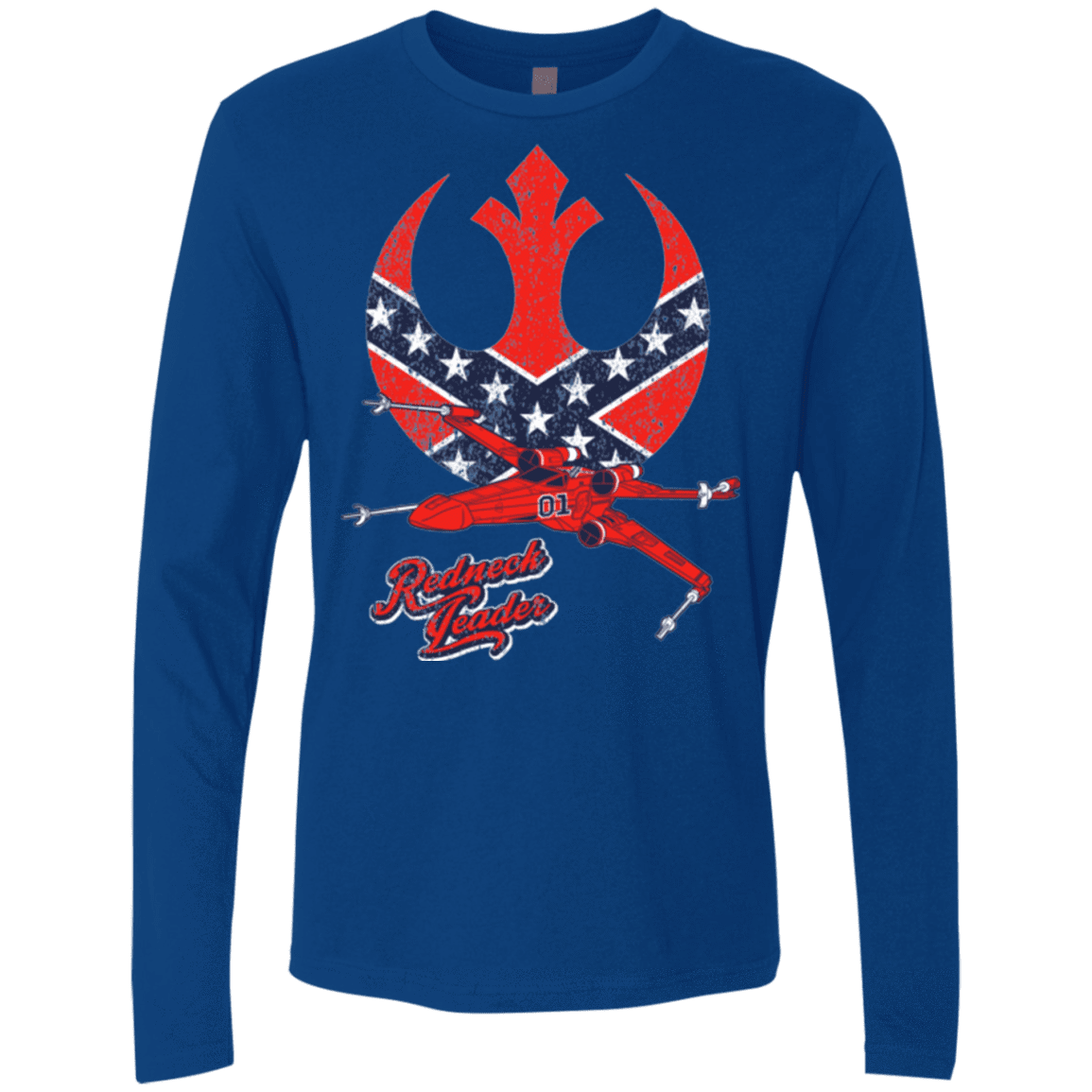 T-Shirts Royal / Small Redneck Leader Men's Premium Long Sleeve