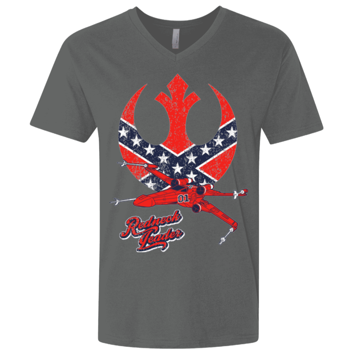 T-Shirts Heavy Metal / X-Small Redneck Leader Men's Premium V-Neck