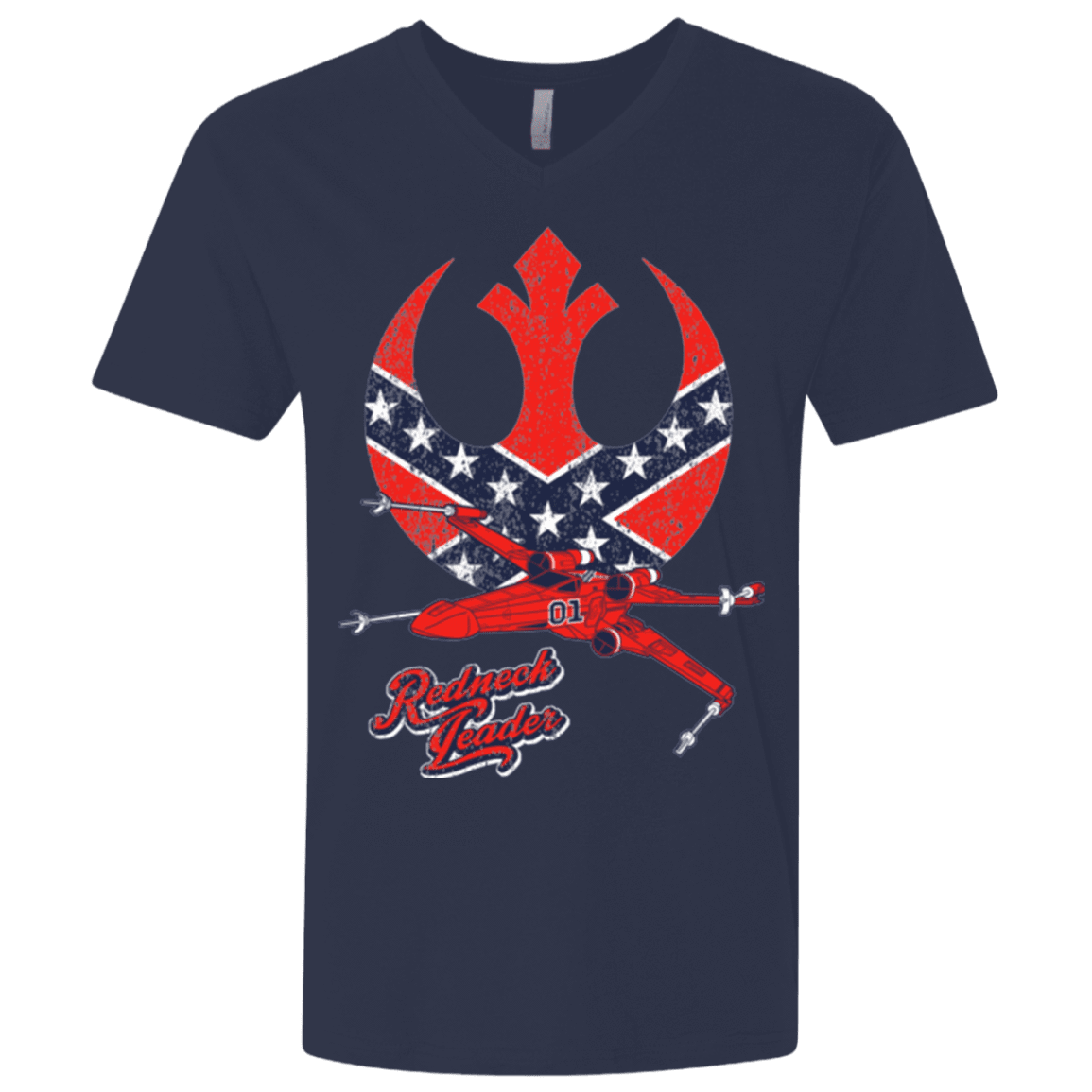 T-Shirts Midnight Navy / X-Small Redneck Leader Men's Premium V-Neck