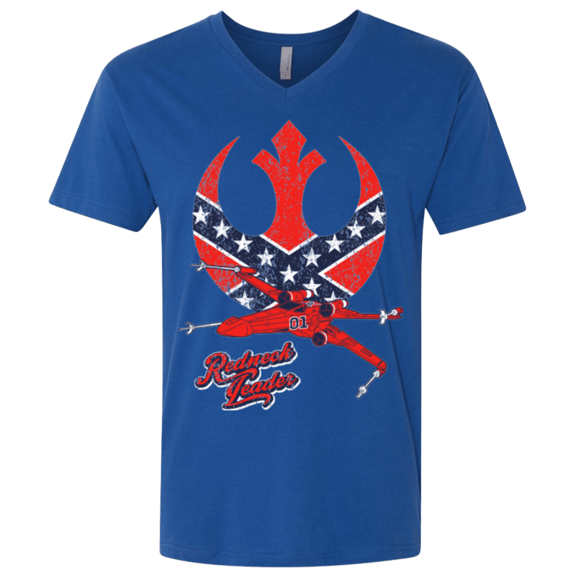 T-Shirts Royal / X-Small Redneck Leader Men's Premium V-Neck