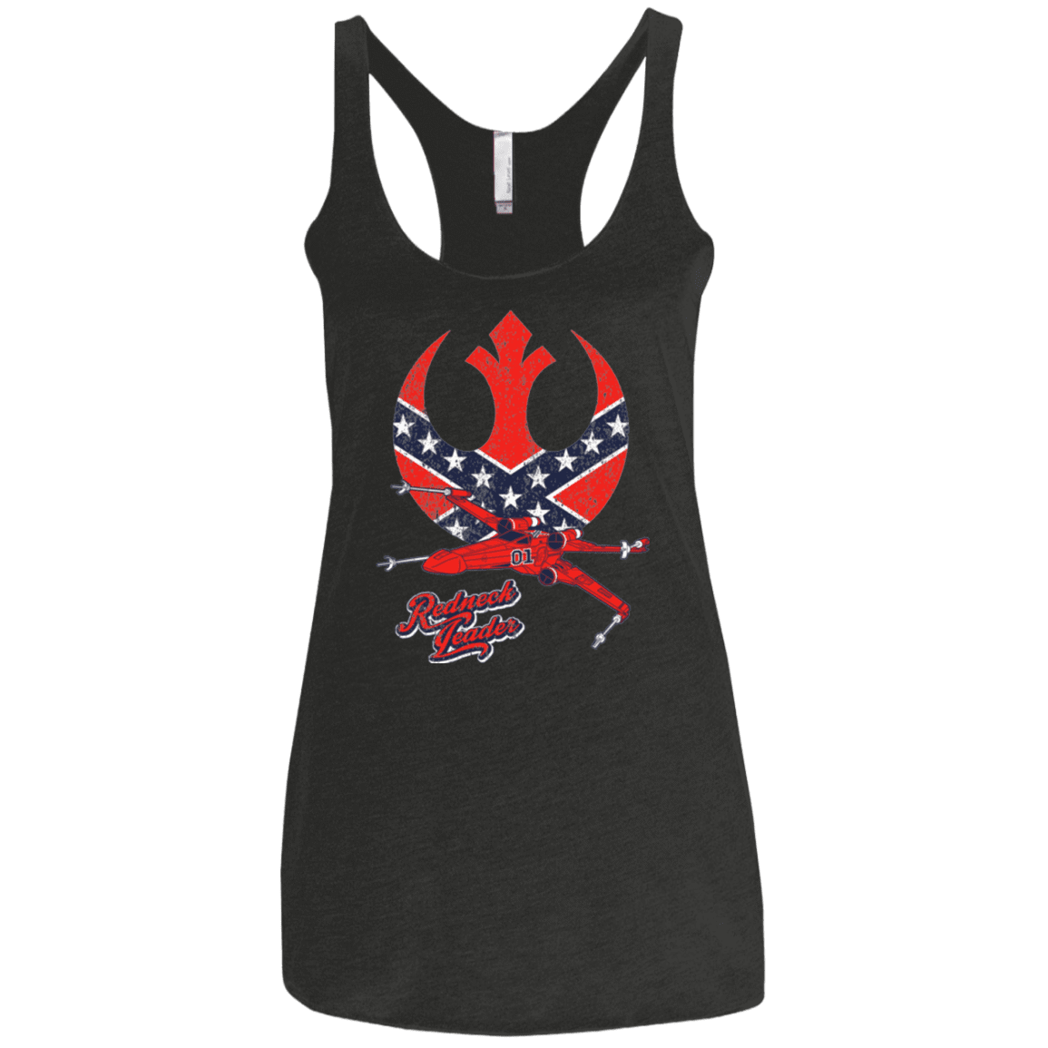 T-Shirts Vintage Black / X-Small Redneck Leader Women's Triblend Racerback Tank