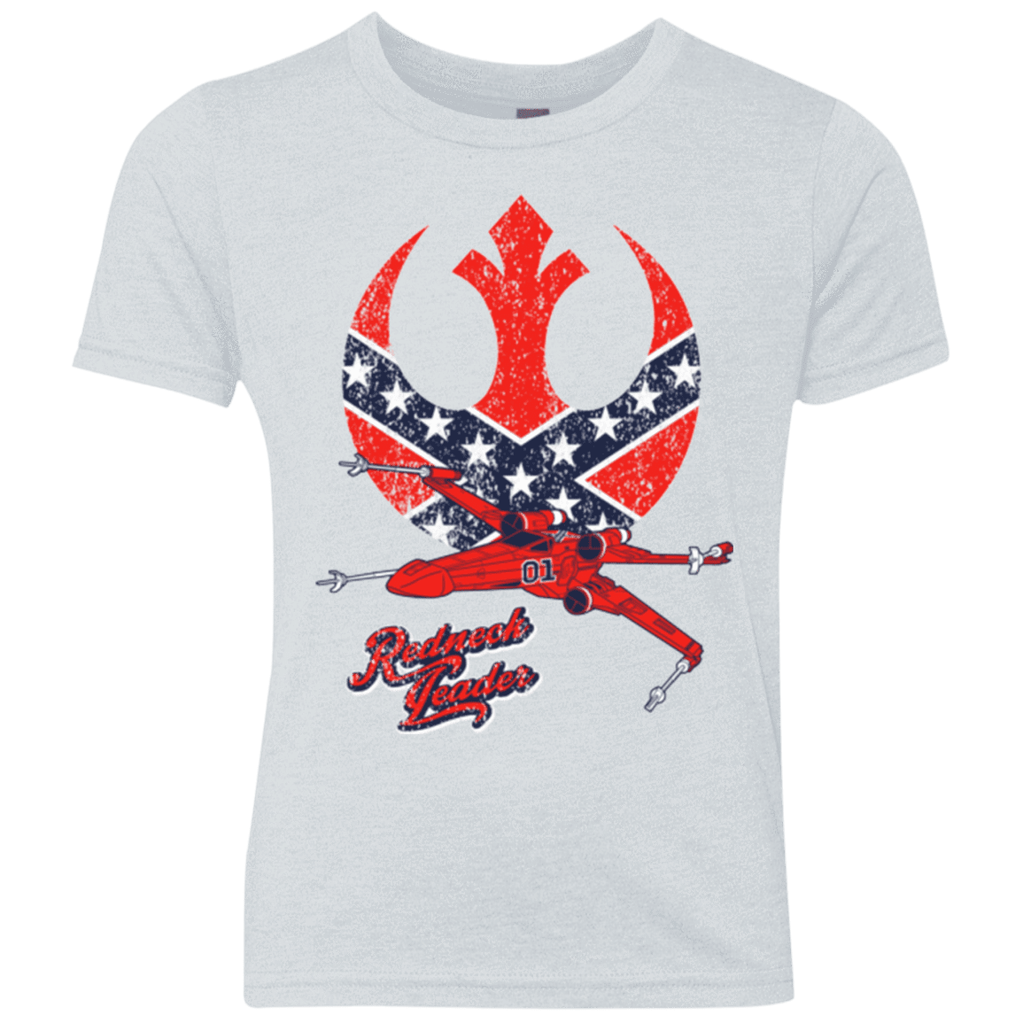 T-Shirts Heather White / YXS Redneck Leader Youth Triblend T-Shirt
