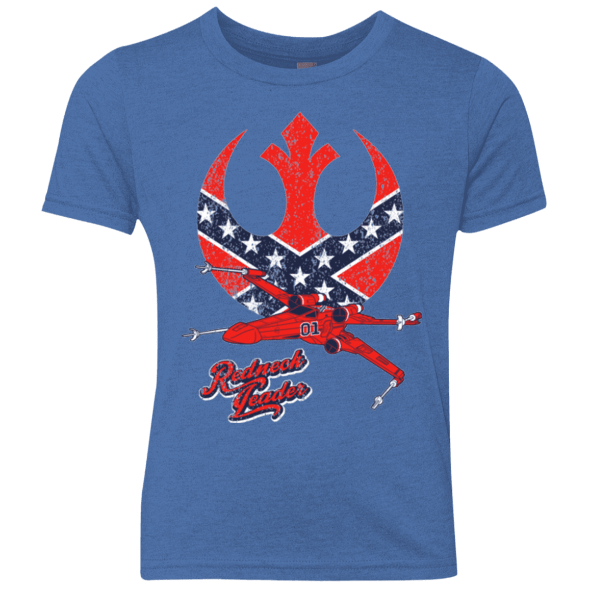T-Shirts Vintage Royal / YXS Redneck Leader Youth Triblend T-Shirt