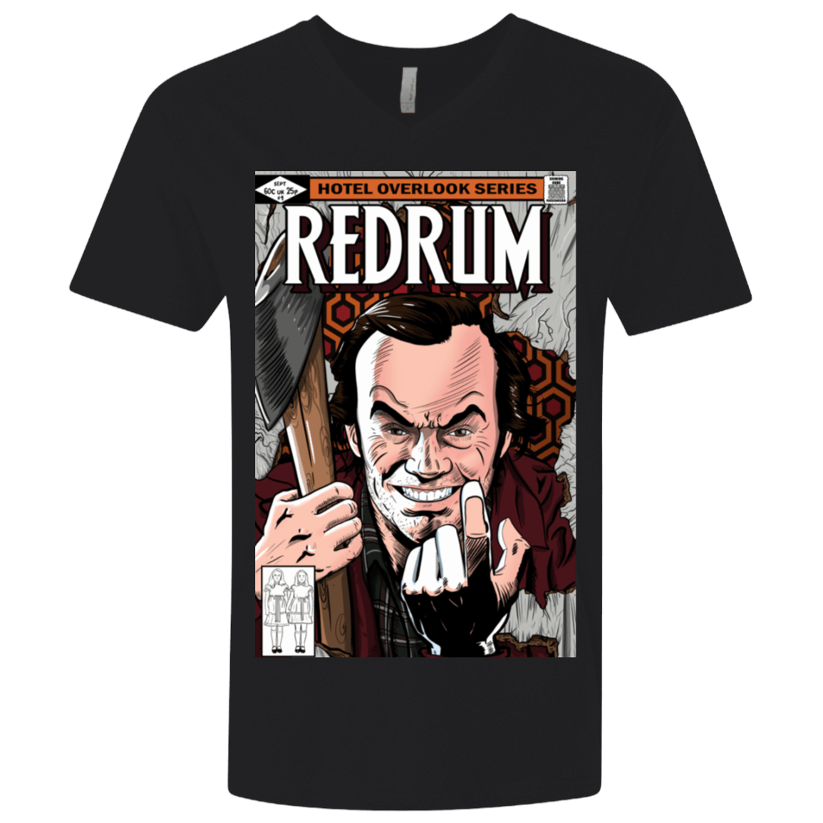 T-Shirts Black / X-Small Redrum Men's Premium V-Neck
