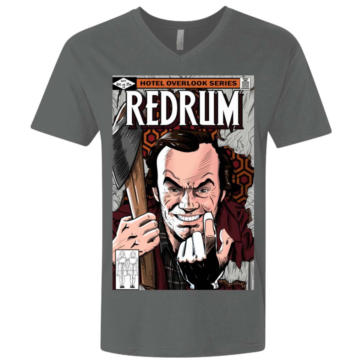 T-Shirts Heavy Metal / X-Small Redrum Men's Premium V-Neck