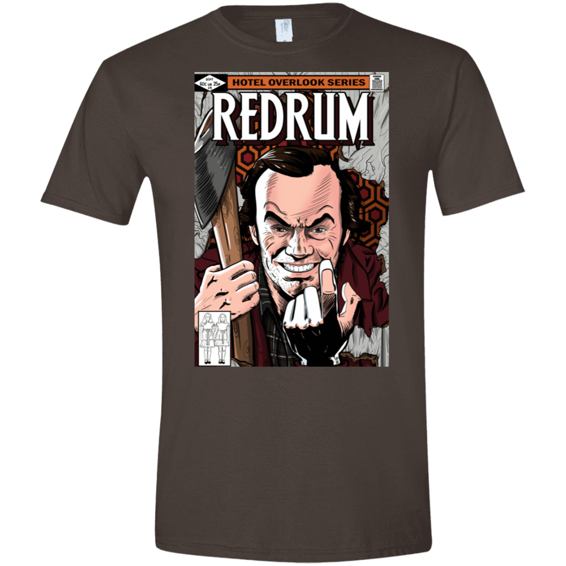T-Shirts Dark Chocolate / S Redrum Men's Semi-Fitted Softstyle