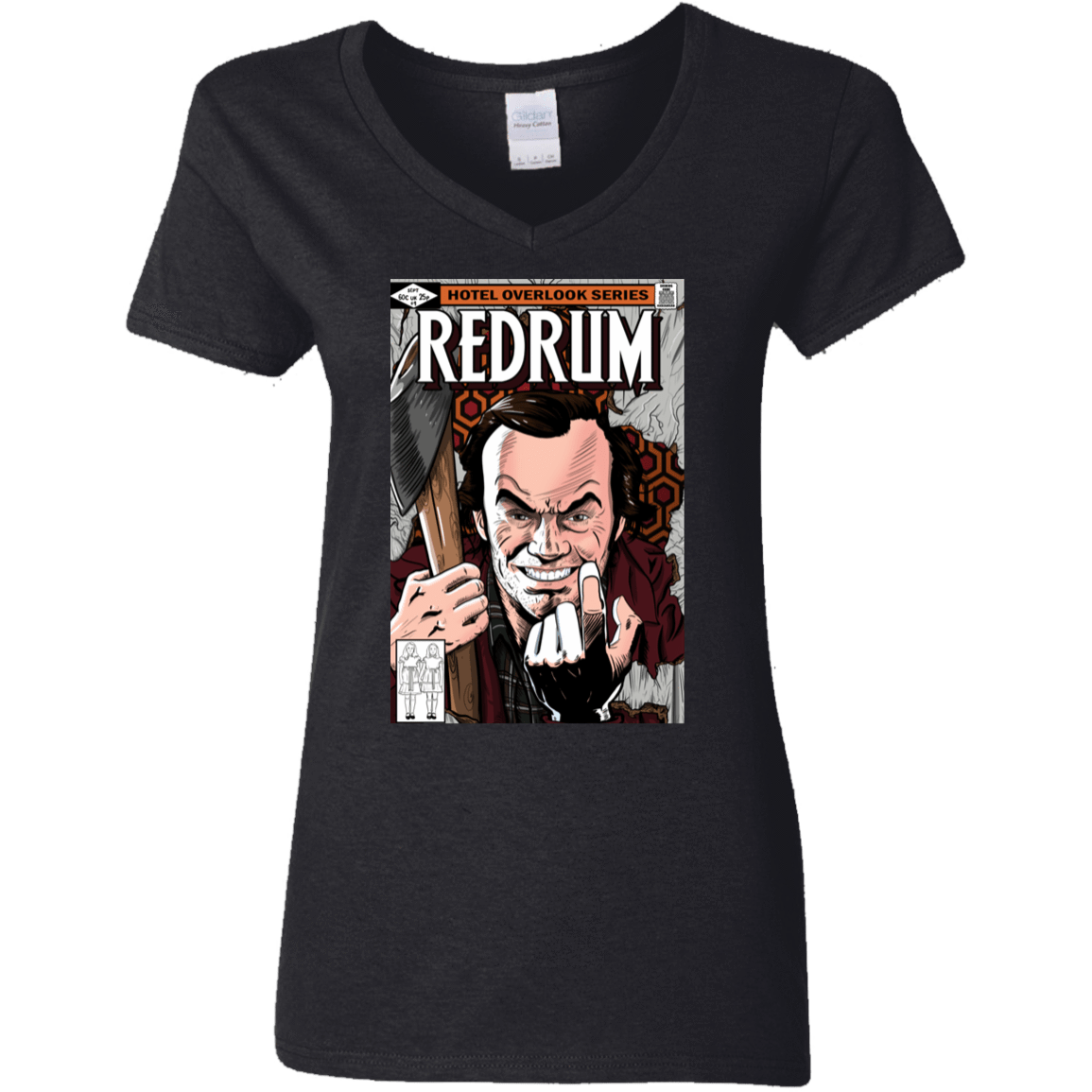T-Shirts Black / S Redrum Women's V-Neck T-Shirt
