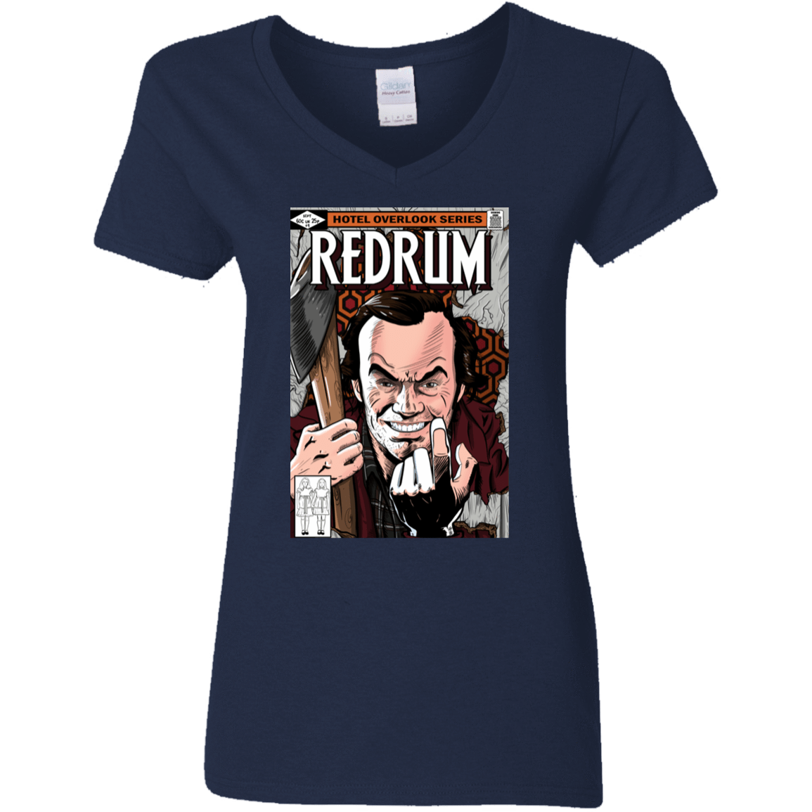 T-Shirts Navy / S Redrum Women's V-Neck T-Shirt