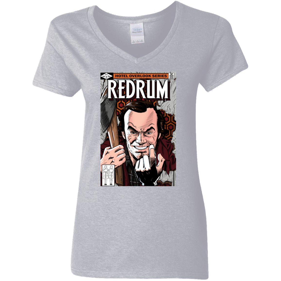 T-Shirts Sport Grey / S Redrum Women's V-Neck T-Shirt