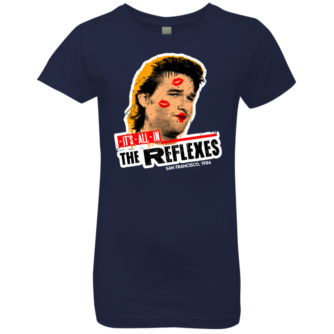T-Shirts Midnight Navy / YXS Reflexes Girls Premium T-Shirt