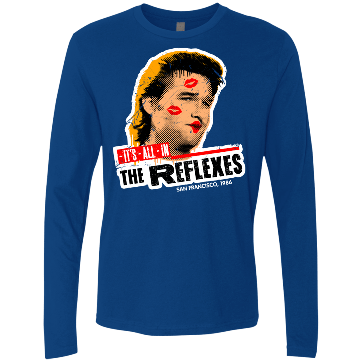T-Shirts Royal / Small Reflexes Men's Premium Long Sleeve