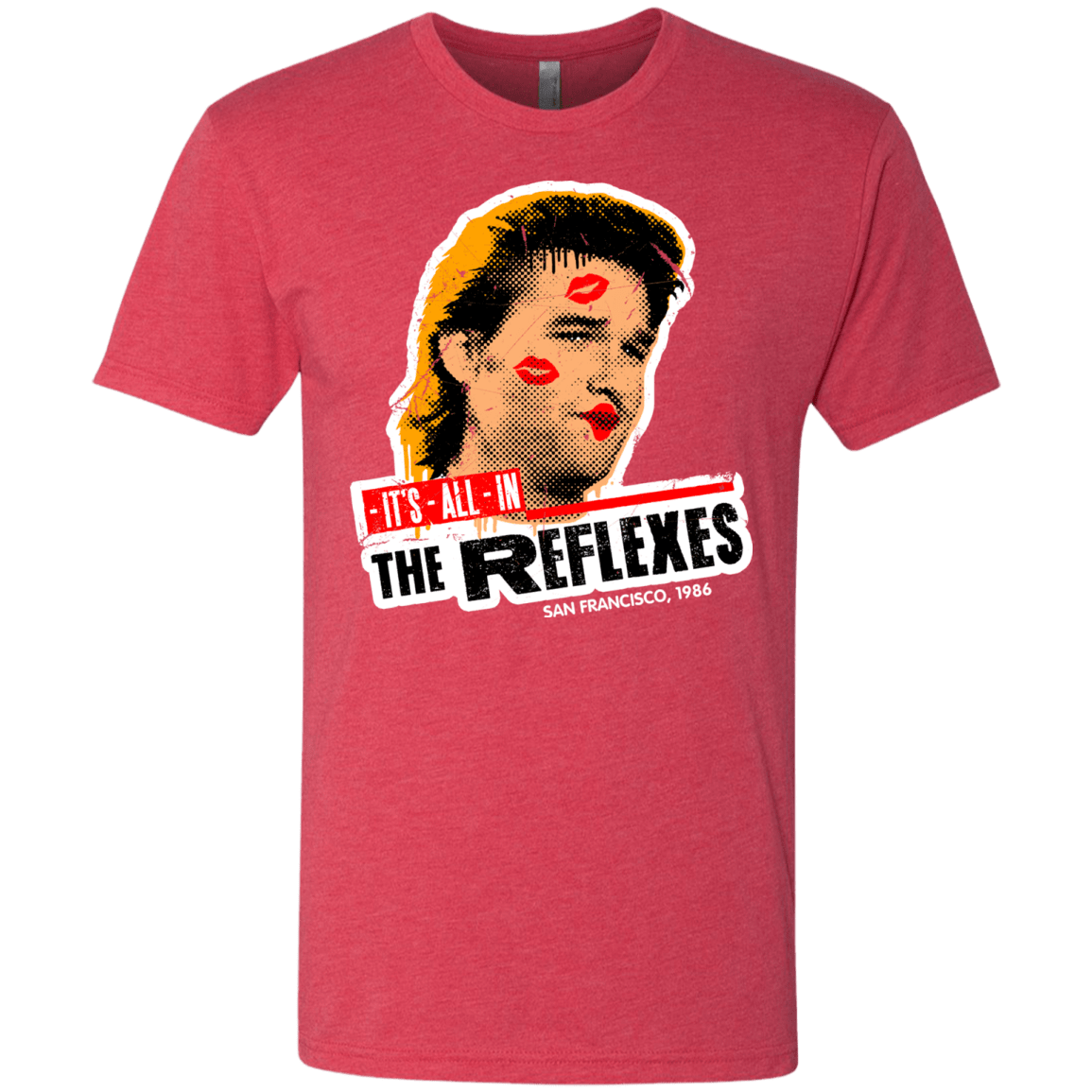 T-Shirts Vintage Red / Small Reflexes Men's Triblend T-Shirt