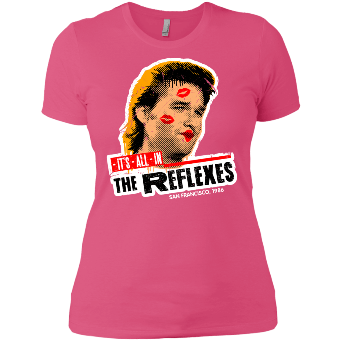 T-Shirts Hot Pink / X-Small Reflexes Women's Premium T-Shirt
