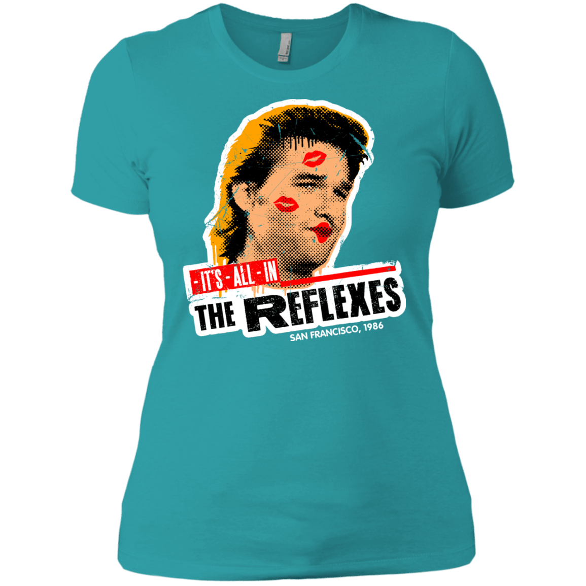 T-Shirts Tahiti Blue / X-Small Reflexes Women's Premium T-Shirt
