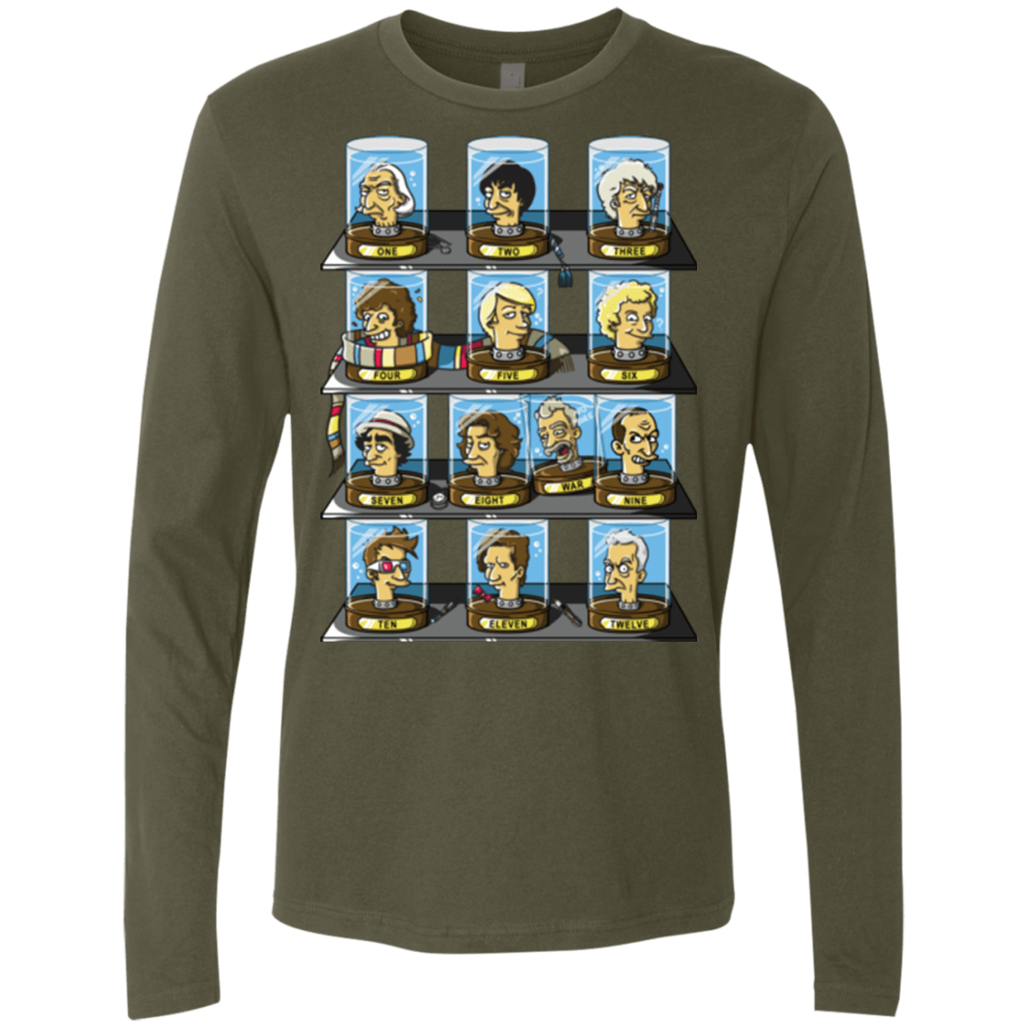 T-Shirts Military Green / Small Regen O Rama Men's Premium Long Sleeve