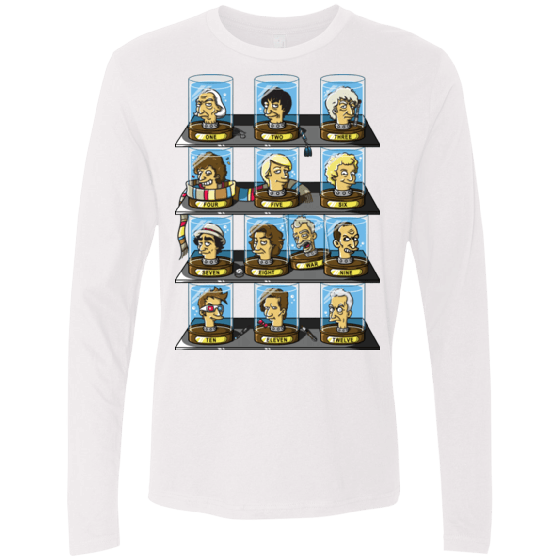 T-Shirts White / Small Regen O Rama Men's Premium Long Sleeve