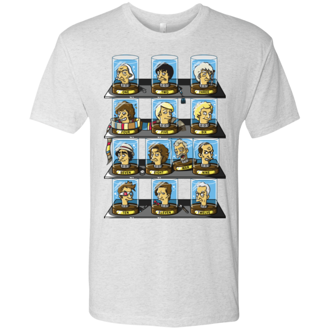 T-Shirts Heather White / Small Regen O Rama Men's Triblend T-Shirt