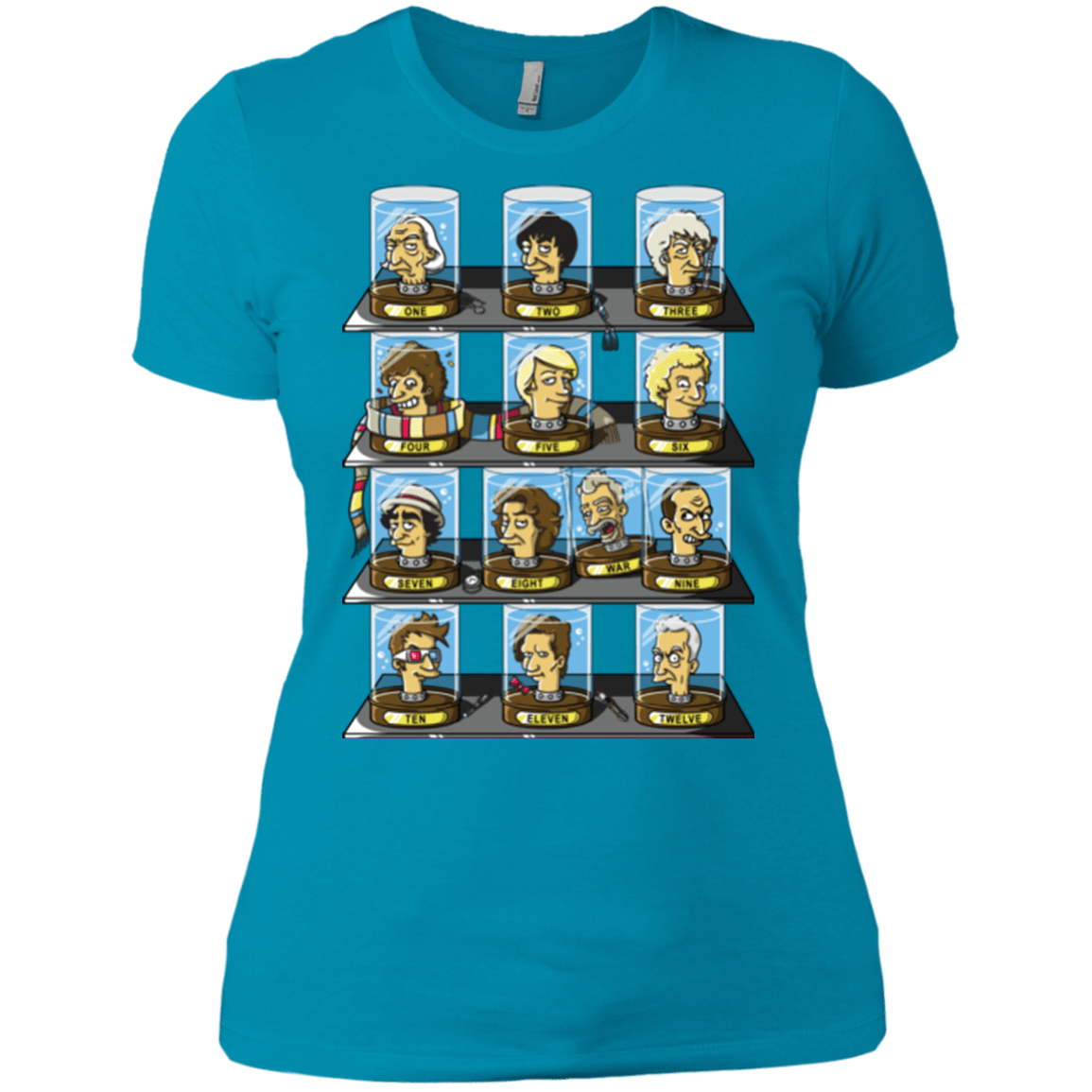 T-Shirts Turquoise / X-Small Regen O Rama Women's Premium T-Shirt
