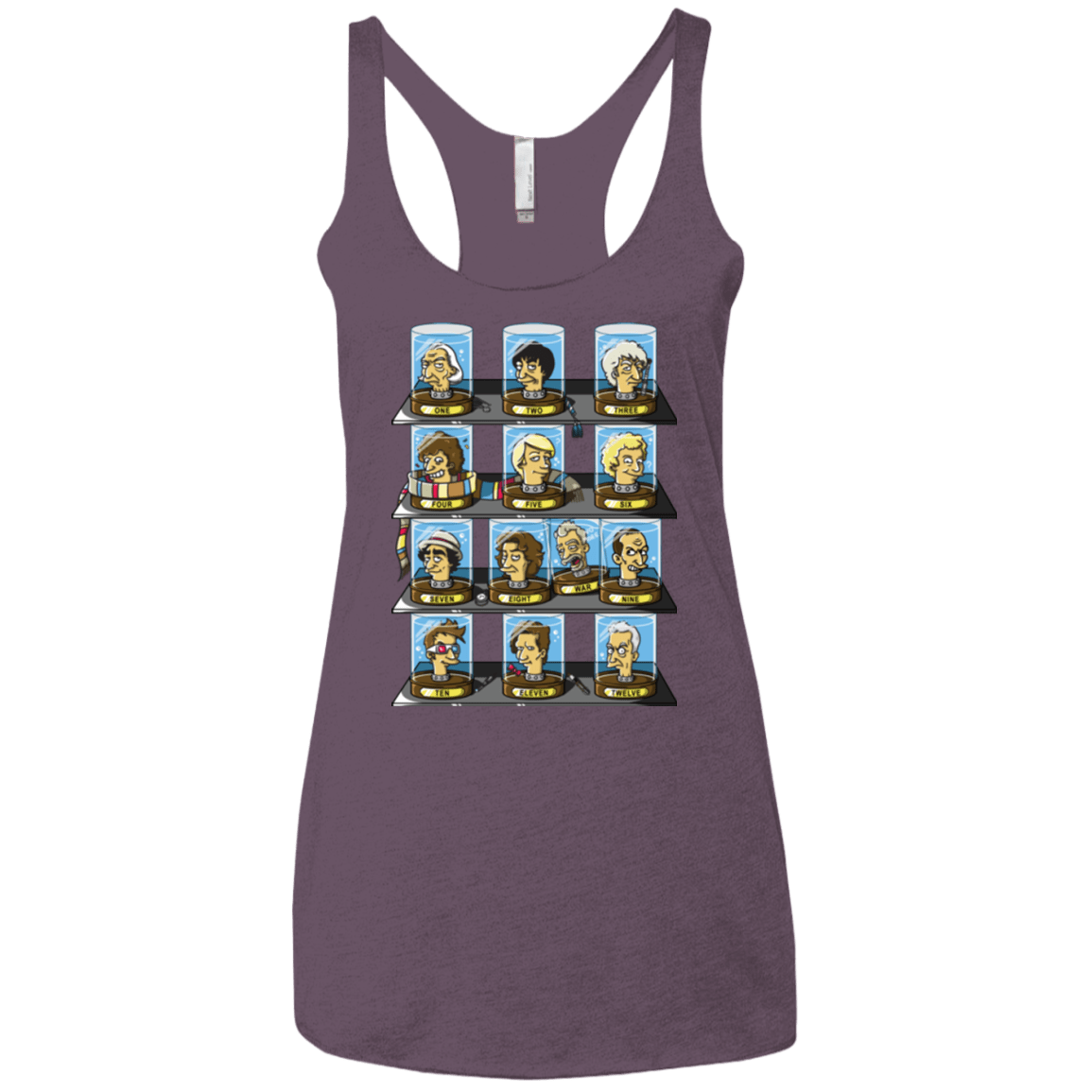 T-Shirts Vintage Purple / X-Small Regen O Rama Women's Triblend Racerback Tank