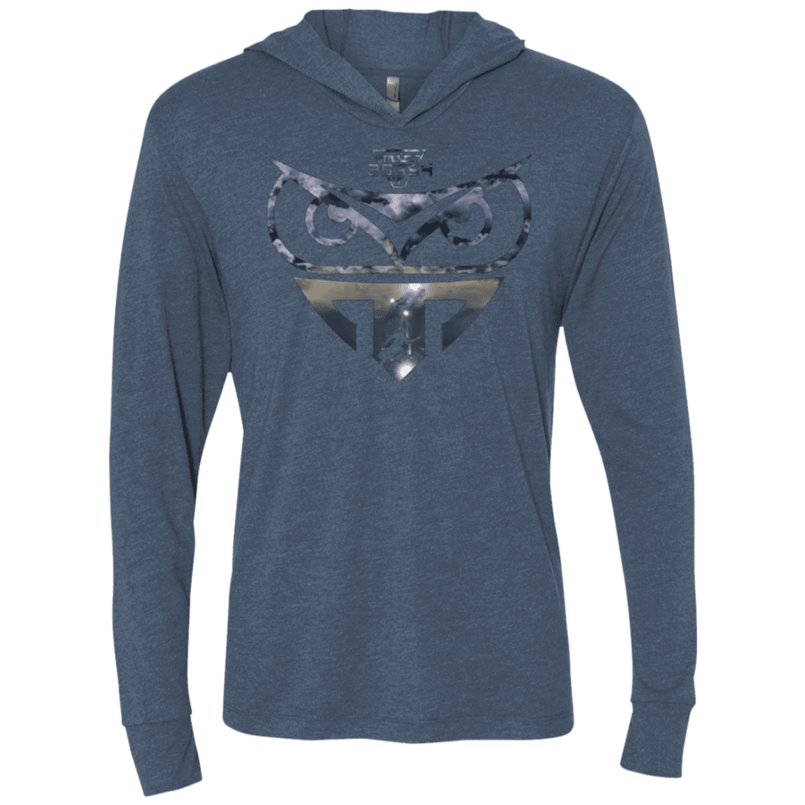 T-Shirts Indigo / X-Small Replicant Detective Triblend Long Sleeve Hoodie Tee