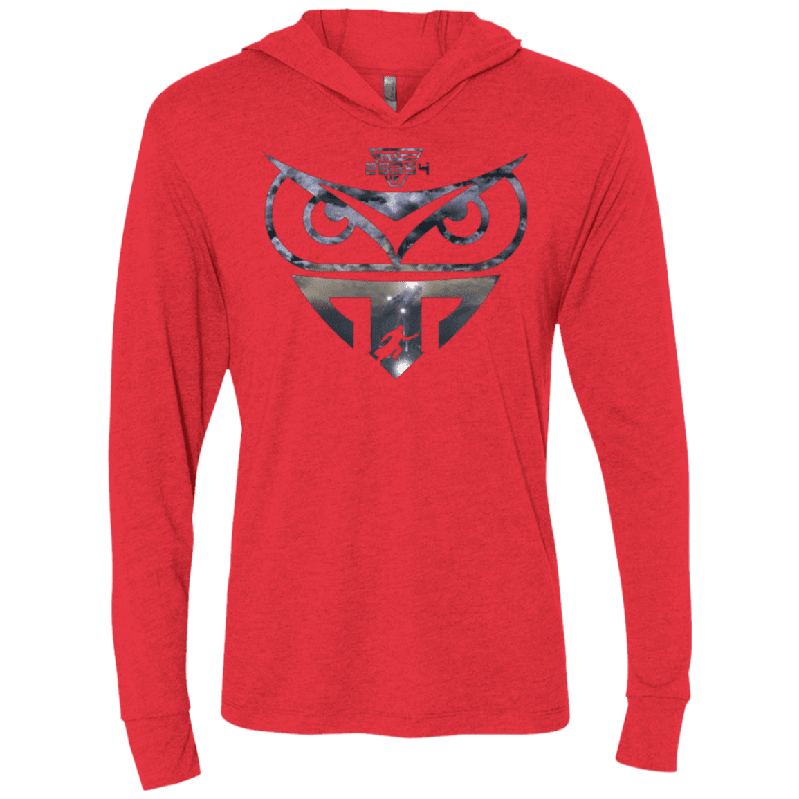 T-Shirts Vintage Red / X-Small Replicant Detective Triblend Long Sleeve Hoodie Tee