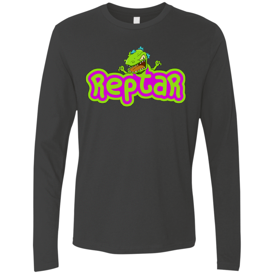 T-Shirts Heavy Metal / S Reptar Men's Premium Long Sleeve