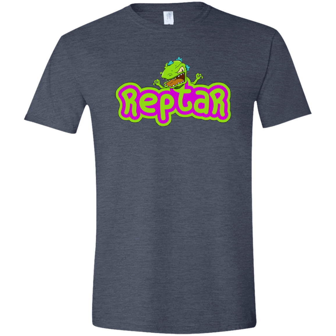 T-Shirts Heather Navy / S Reptar Men's Semi-Fitted Softstyle