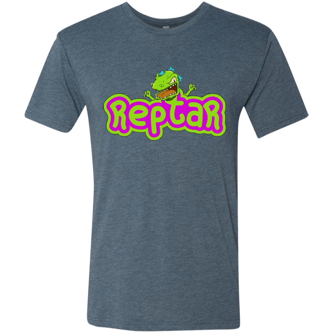 T-Shirts Indigo / S Reptar Men's Triblend T-Shirt