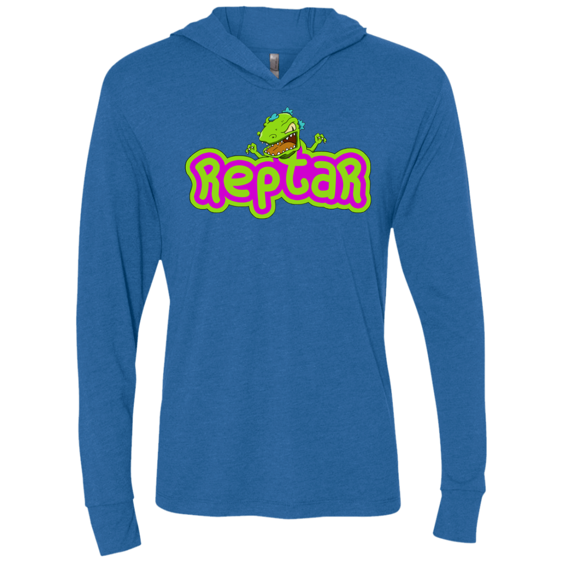 T-Shirts Vintage Royal / X-Small Reptar Triblend Long Sleeve Hoodie Tee