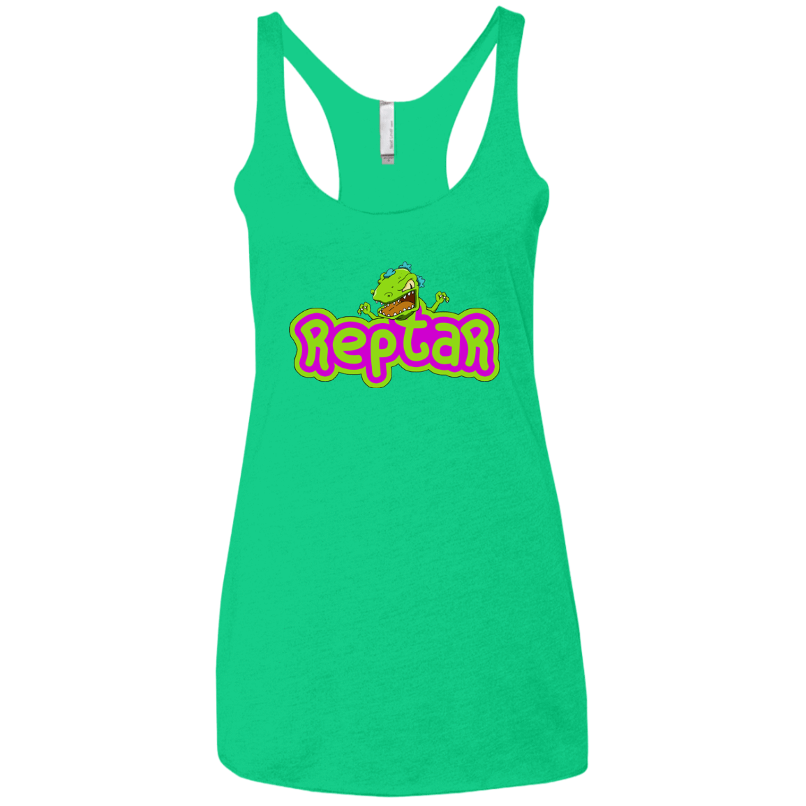 T-Shirts Envy / X-Small Reptar Women's Triblend Racerback Tank
