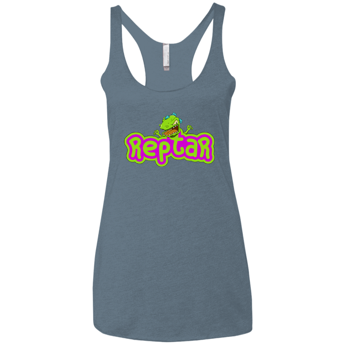 T-Shirts Indigo / X-Small Reptar Women's Triblend Racerback Tank