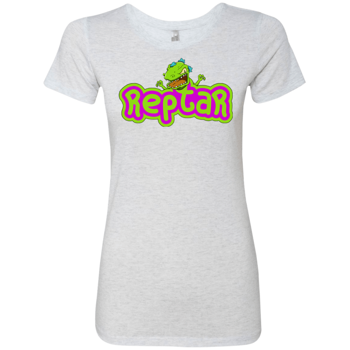 T-Shirts Heather White / S Reptar Women's Triblend T-Shirt