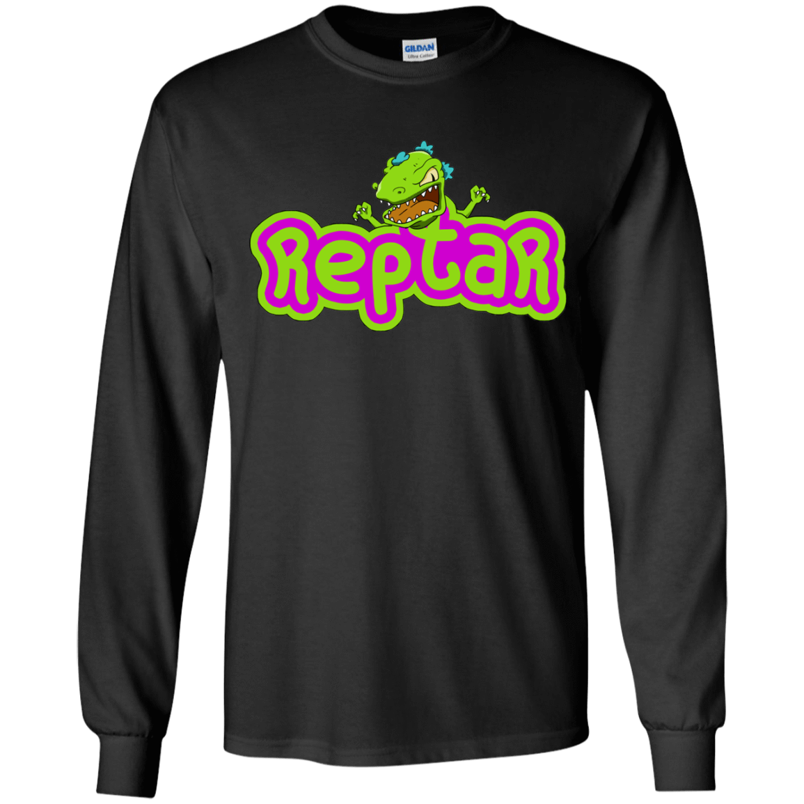 T-Shirts Black / YS Reptar Youth Long Sleeve T-Shirt