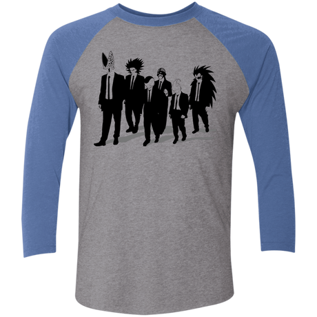 T-Shirts Premium Heather/Vintage Royal / X-Small Reservoir Enemies Men's Triblend 3/4 Sleeve