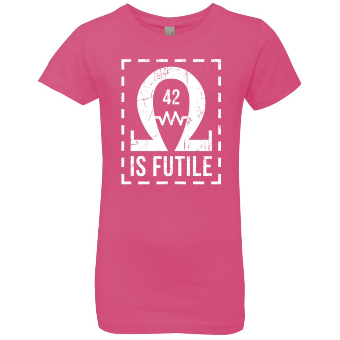 T-Shirts Hot Pink / YXS Resistance is Futile Girls Premium T-Shirt