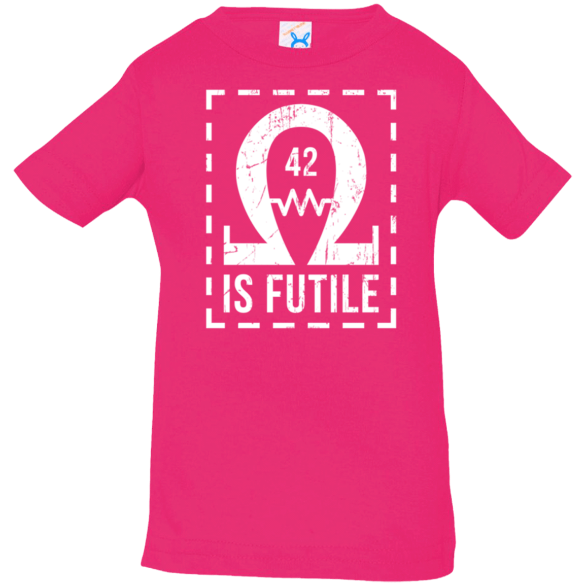 T-Shirts Hot Pink / 6 Months Resistance is Futile Infant Premium T-Shirt