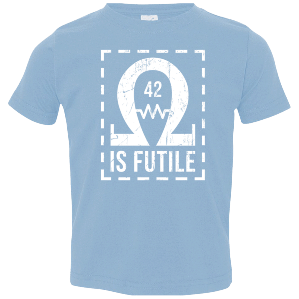 T-Shirts Light Blue / 2T Resistance is Futile Toddler Premium T-Shirt