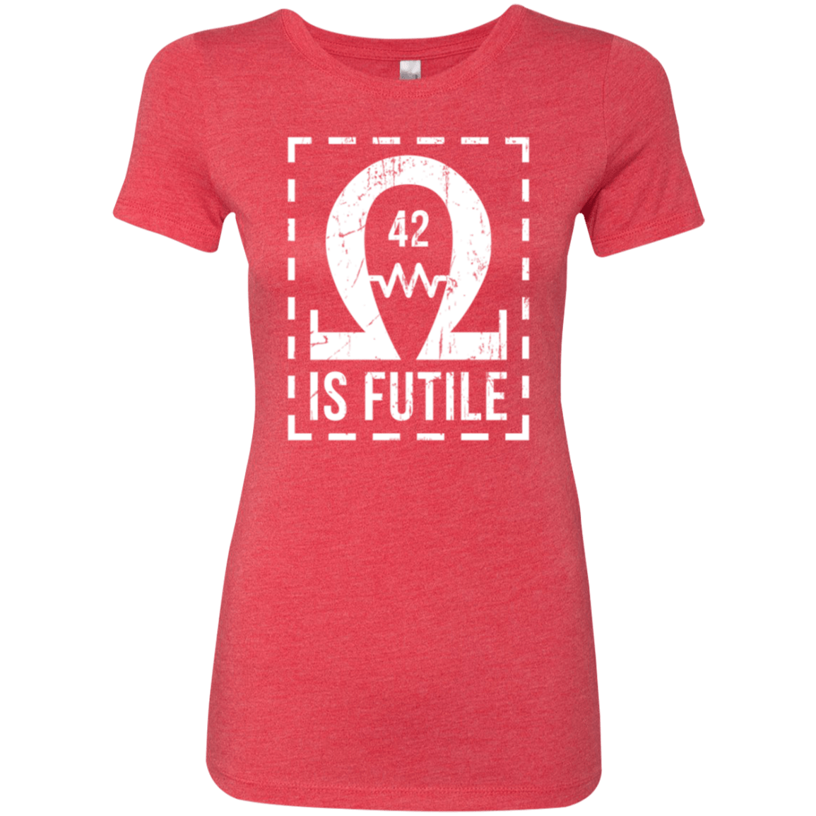 T-Shirts Vintage Red / Small Resistance is Futile Women's Triblend T-Shirt