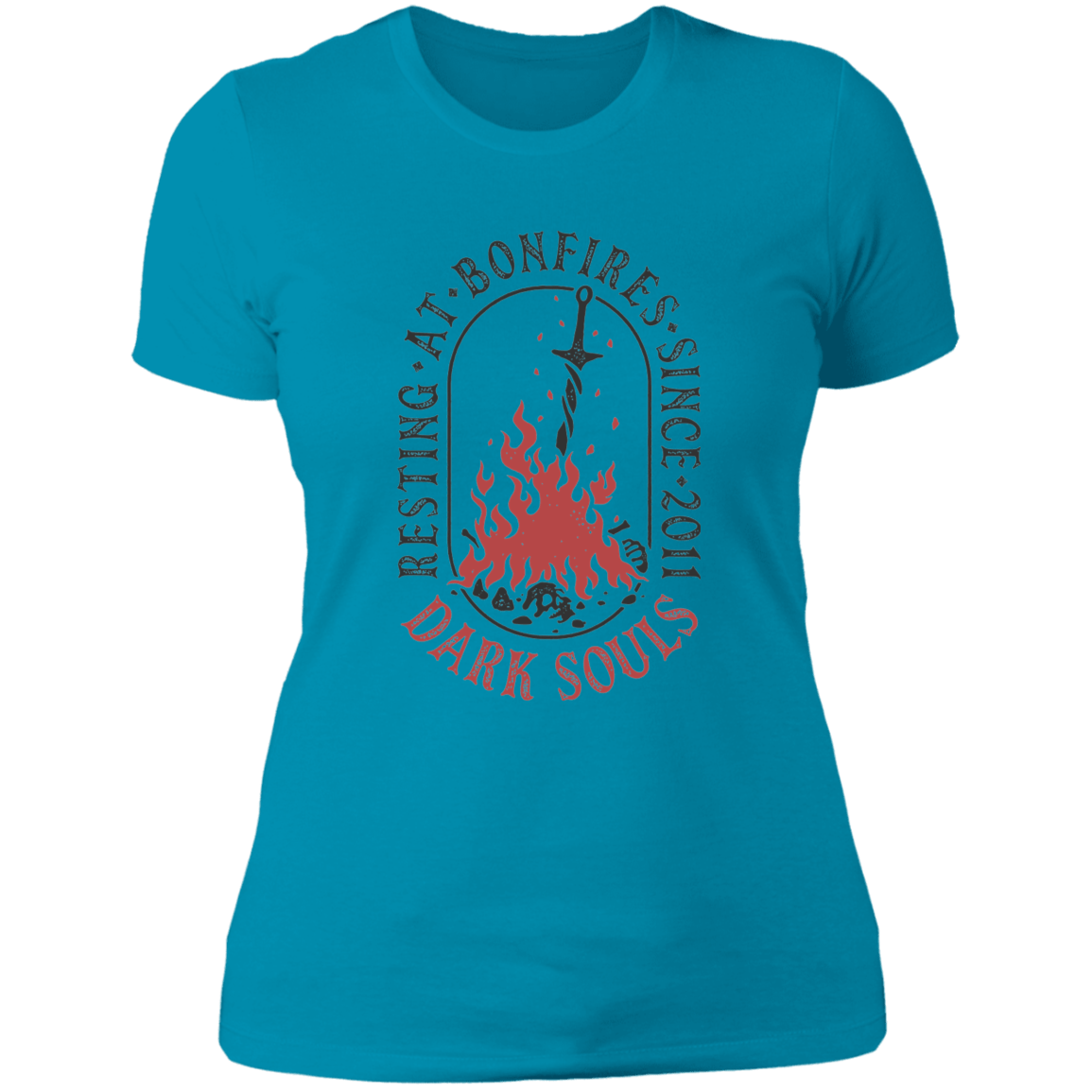 T-Shirts Turquoise / S Resting at Bonfires Women's Premium T-Shirt