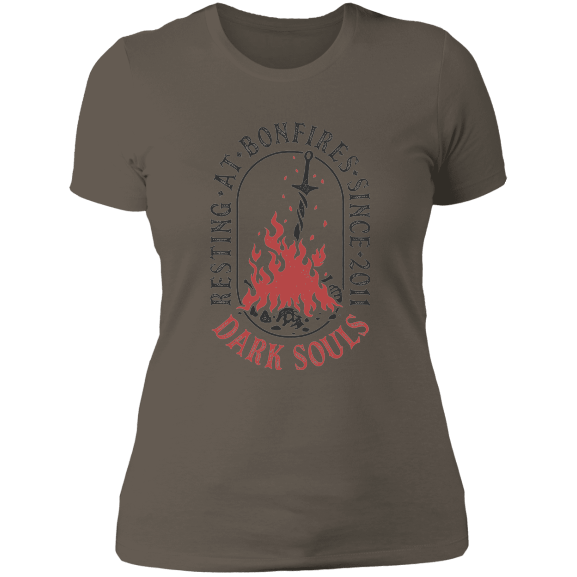 T-Shirts Warm Grey / S Resting at Bonfires Women's Premium T-Shirt