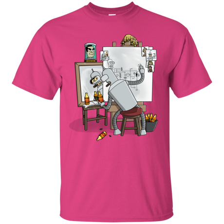 T-Shirts Heliconia / S Retrato de un Robot T-Shirt